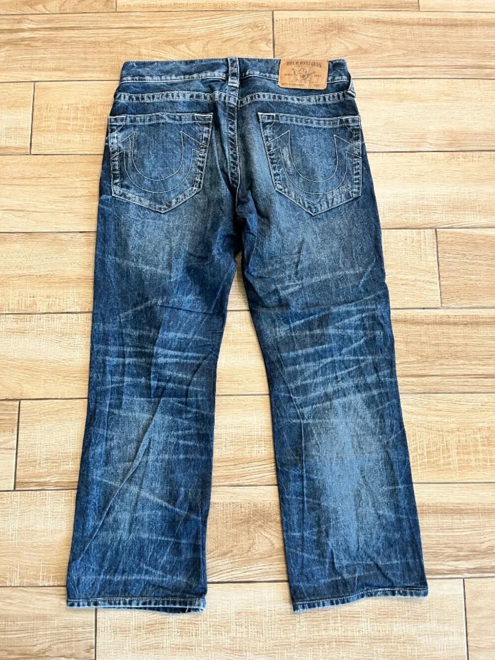 Mens True Religion Straight Denim Jeans - 33